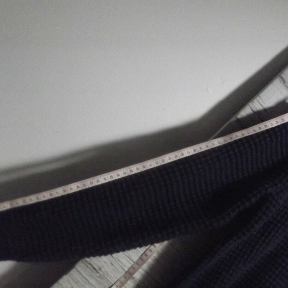 Guess Men's Blue Crew Neck Knit Pullover Long Sleeve Sweater Size M - Picture 3 of 7